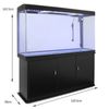 Pecera Acuario Completo 300l Con Mueble De Almacenamiento Negro 300w & Kit Iniciación