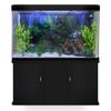 Acuario De 300l Con Mueble Negro, Accesorios Y Grava Blanca