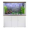 Pecera Acuario Completo De 300l Con Mueble Inferior Blanco 300w & Kit Iniciación