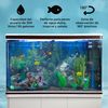 Pecera Acuario Completo De 300l Con Mueble Inferior Blanco 300w & Kit Iniciación