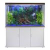 Pecera Acuario Completo 300l Mueble Blanco 300w & Kit Iniciación Con Grava Azul