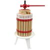 12l Prensa De Fruta Vino Sidra Jugo Extractor Manual De Madera Y Acero