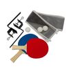 Mesa De Ping Pong Plegable Con Red, Paletas Y Pelotas Gratis Med. 76.5cx102.5x181cm Hierro