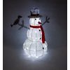 Muñeco De Nieve Iluminado 89cm Decoración Navideña Adviento 100 Leds