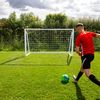 Portería De Fútbol De 185x121cm, Estuche De Transporte Y Hoja De Meta Con 5 Agujeros