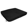 Cubierta Cuadrada Impermeable Negro Para Jacuzzi 2x2m Exterior Jardín Funda Spa