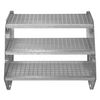 Escalera Galvanizada Ajustable De 2 Secciones – 900mm De Ancho Escalera De Metal