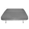 Cubierta Cuadrada Impermeable Gris Para Spa 2x2m Exterior Jardín Funda Hot Tub