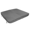 Cubierta Impermeable Gris Para Spa 2,1m X 2,1m Exterior Jardín Funda Spa