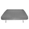 Cubierta Impermeable Gris Para Spa 2,1m X 2,1m Exterior Jardín Funda Spa