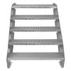 Escalera Galvanizada Ajustable De 5 Escalones– 900mm De Ancho Escalera De Metal