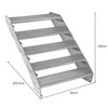 Escalera Galvanizada Ajustable De 5 Escalones– 900mm De Ancho Escalera De Metal