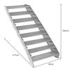 Escalera Galvanizada Ajustable De 8 Escalones– 900mm De Ancho Escalera De Metal