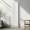 Radiador De Columna Ovalada Vertical Blanco160cm X 48cm