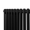 Radiador Tradicional 2 Columnas Calefacción Central Horizontal Negro 600x1192mm