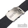 Scruffs T50303.6 Cinturón Con Hebilla Ajustable, Color Negro