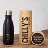 Botella Inox Chilly's Negro Total Mate 500 Ml