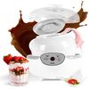 Yogurtera Temporizador 20w, Bol 1.5l - Hacer Yogur Natural Y Casero - Duronic Ym1