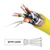 Cable De Ethernet 1.5m Cat8 - Ancho De Banda Hasta 2ghz/2000mhz - Color Amarillo - Duronic Yw 1.5m Cat8