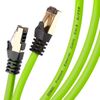 Cable De Ethernet 2m Cat8 - Ancho De Banda Hasta 2ghz/2000mhz - Color Verde - Duronic Gn 2m Cat8