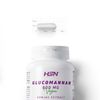 Glucomanano 600mg De Hsn | 120 Cápsulas Vegetales 75788mg Bulbo Konjac (95% Glucomanano) Por Dosis Diaria | Extracto 20x Veces Más Concentrado | No-gmo, Vegano, Sin Gluten