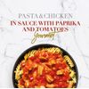 Plato Preparado Gourmet 410g De Hsn | Pasta Con Pollo En Salsa De Tomate Y Paprika | Ingredientes 100% Naturales | Alto En Carbohidratos Y Proteínas | ¡listo En 2,5 Minutos!