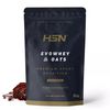 Evowhey & Oats De Hsn | Sabor Brownie 2 Kg = 40 Tomas | Proteína Whey Con Harina De Avena | Ideal Para Desayunos O Meriendas | Bajo En Azúcar | No-gmo, Vegetariano, Sin Soja