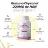 Extracto De Salvado De Arroz - Oryza Sativa - De Hsn | 120 Cápsulas Vegetales Con 98% Gamma-oryzanol - Origen 100% Natural - Con Magnesio, Zinc, Y Vitamina B1 | No-gmo, Vegano, Sin Gluten