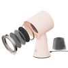 Mini Campana Extractora De Encimera 36w Portátil 3 Filtros Cdp01ph Rosa Ciarra