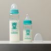 Biberón De Vidrio Anticólico Baboo, Cuello Estrecho, 120 Ml, 0+ Meses