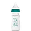 Biberón De Vidrio Anticólico Baboo, Cuello Ancho, 250 Ml, 3+ Meses