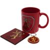 Game Of Thrones - Set De Regalo De La Serie De Juego De Tronos Con Taza Y Llavero (talla Única) (lannister)