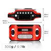 Radio Am/fm Portátil - Carga Solar, Usb O Dinamo - Linterna - Conector Auriculares - Duronic Apex