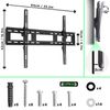 Soporte Tv Pared Inclinable Ultra Delgado Pantalla 23"-55" - Compatible Vesa 200 400 - Duronic Tvb123m