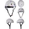 Casco De Bicicleta - Patrones Fossil Blanco