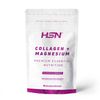 Colágeno Hidrolizado Con Magnesio De Hsn | Sabor Frutos Rojos 500 G = 50 Tomas Por Envase | Colágeno En Polvo Origen Bovino | Con Vitamina C | No-gmo, Sin Pescado, Sin Gluten