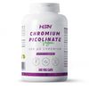 Picolinato De Cromo 200 Mcg De Hsn | Chromium Picolinate | Alto Contenido Mineral Elemental: 200mcg De Cromo En Cada Cápsula | No-gmo, Vegano, Sin Gluten, Sin Lactosa | 240 Cápsulas Vegetales