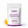 Colágeno Hidrolizado Con Magnesio De Hsn | Sabor Naranja 500 G = 50 Tomas Por Envase | Colágeno En Polvo Origen Bovino | Con Vitamina C | No-gmo, Sin Pescado, Sin Gluten