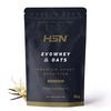 Evowhey & Oats De Hsn | Sabor Vainilla 2 Kg = 40 Tomas | Proteína Whey Con Harina De Avena | Ideal Para Desayunos O Meriendas | Bajo En Azúcar | No-gmo, Vegetariano, Sin Soja