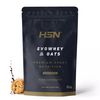 Evowhey & Oats De Hsn | Sabor Chocolate Galletas 2 Kg = 40 Tomas | Proteína Whey Con Harina De Avena | Ideal Para Desayunos O Meriendas | Bajo En Azúcar | No-gmo, Vegetariano, Sin Soja