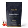 Aislado De Proteína De Suero De Hsn Evolate 2.0 | Sabor Fresa Coco 2 Kg = 67 Tomas Por Envase | Whey Protein Isolate Cfm + Enzimas Digestivas | No-gmo, Vegetariano, Sin Gluten Ni Soja