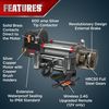 Warrior Winch 12000 V2 Samurai 24v Electric Winch With Steel Cable