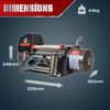 Warrior Winch 12000 V2 Samurai 24v Electric Winch With Steel Cable