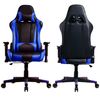 Silla De Oficina Gaming Con Alto Respaldo Reclinable Azúl Prisp