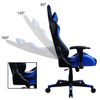 Silla De Oficina Gaming Con Alto Respaldo Reclinable Azúl Prisp