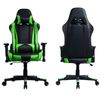 Silla De Oficina Gaming Con Alto Respaldo Reclinable Verde Prisp