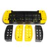 Step Para Fitness 78 Cm; Ajustable En 3 Alturas-negro Y Amarillo Prisp