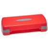 Prisp Step Para Fitness 68 Cm - Ajustable En 2 Alturas, Rojo Y Gris