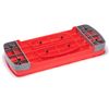 Prisp Step Para Fitness 68 Cm - Ajustable En 2 Alturas, Rojo Y Gris