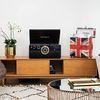 Victrola Journey: Tocadiscos Portátil Con Bluetooth, Altavoces Integrados Y Diseño Vintage